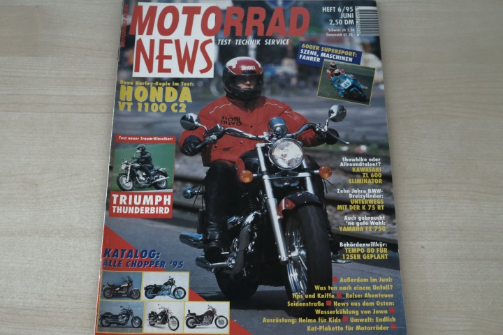 Deckblatt Motorrad News (06/1995)